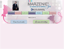 Tablet Screenshot of marzeniespapuebla.com